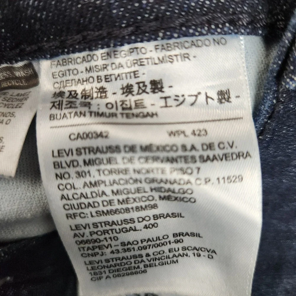 Levis levi denim